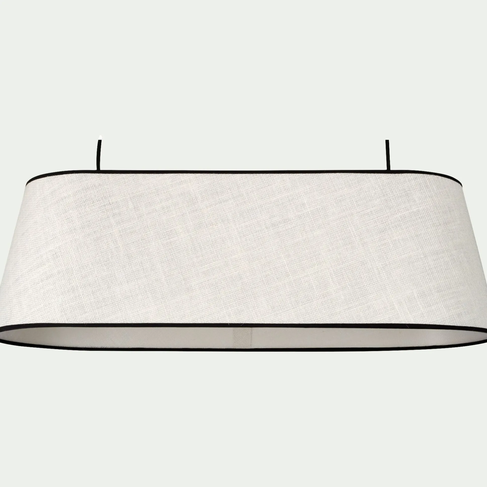 Suspension non éléctrifiée en jute L62cm - blanc