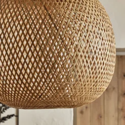 Suspension non électrifiée en bambou D57cm - naturel