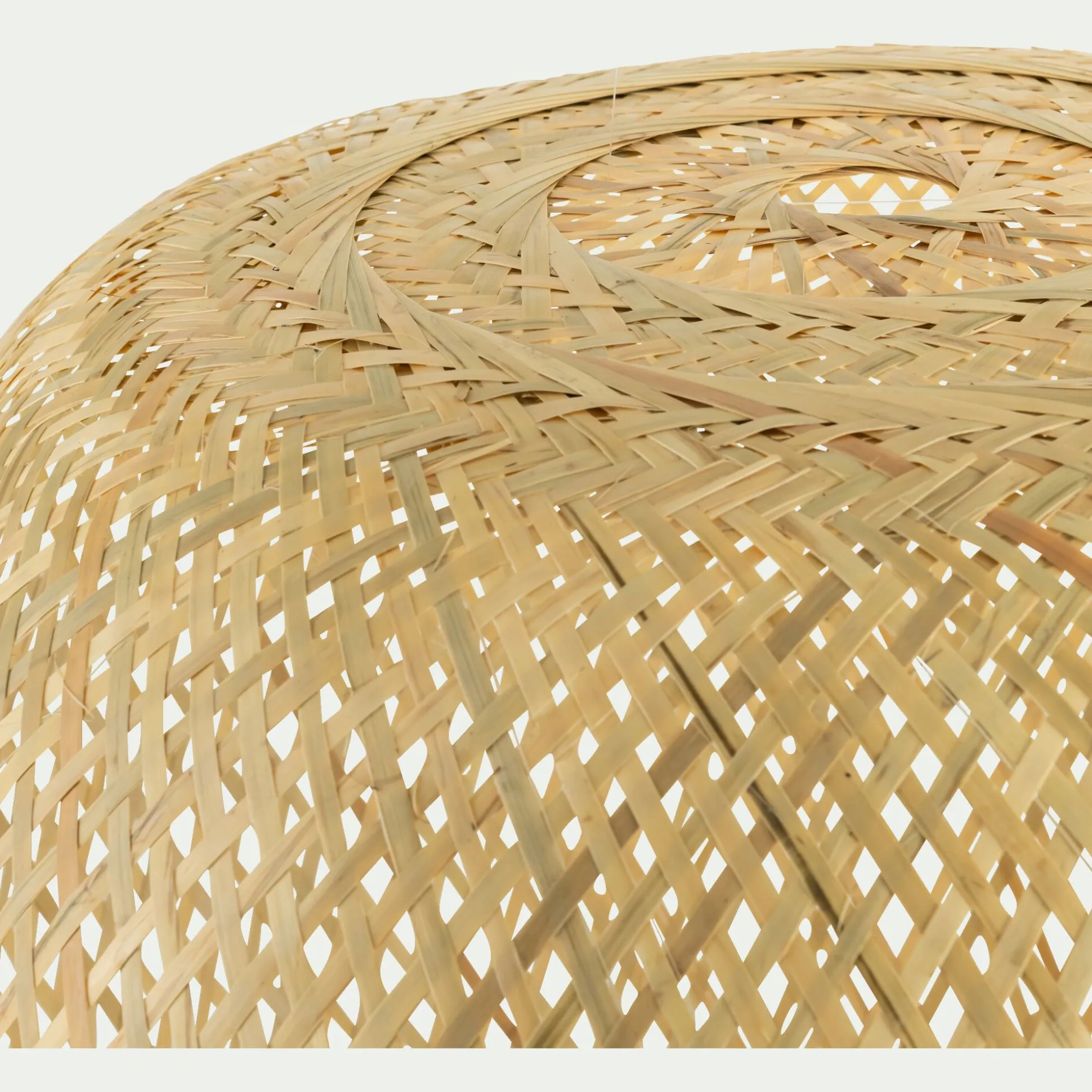Suspension non électrifiée en bambou D57cm - naturel