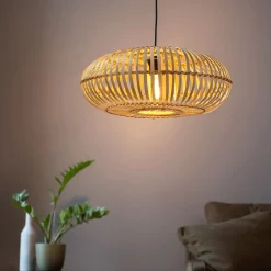 Suspension non-électrifiée en bambou - D45cm