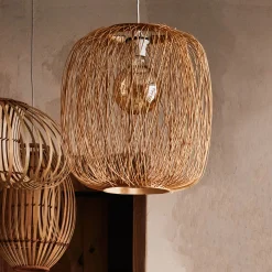 Suspension non électrifiée en bambou D35cm - naturel