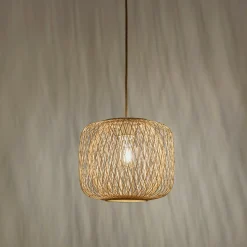 Suspension non électrifiée en bambou D35cm - naturel