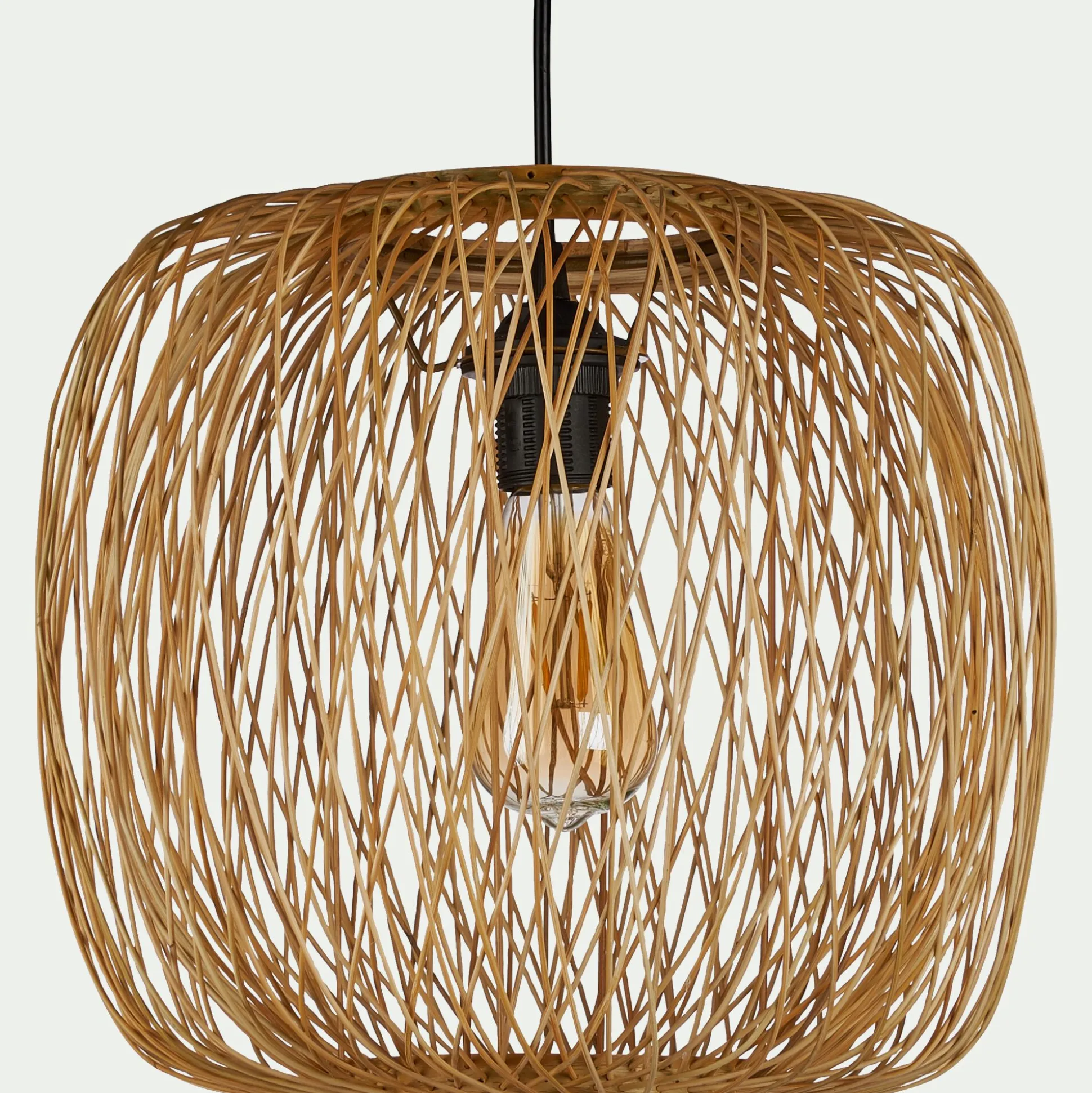 Suspension non électrifiée en bambou D35cm - naturel