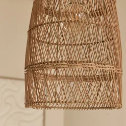 Suspension non électrifiée en rotin D26cm - naturel