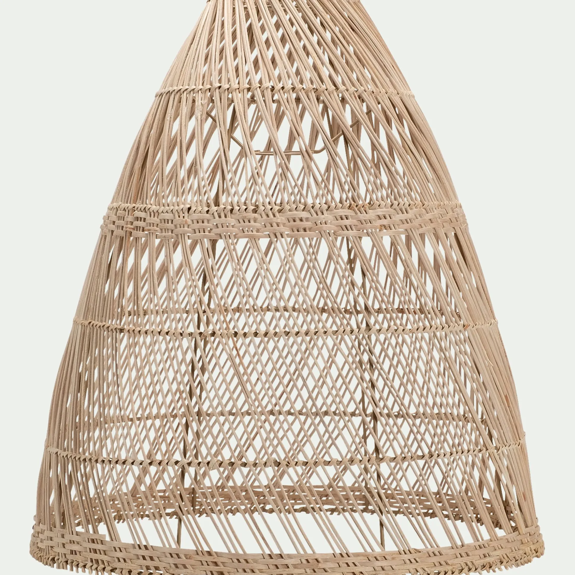 Suspension non électrifiée en rotin D46cm - naturel