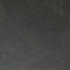 Table basse de jardin en aluminium effet bois et céramique - noir