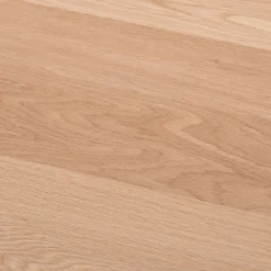 Table de repas extensible plaquée chêne - bois clair (8 à 12 places)