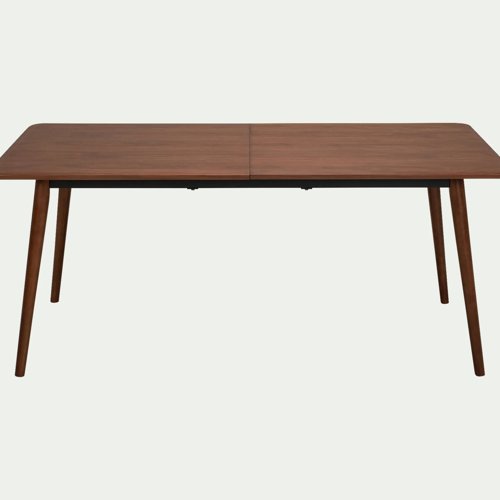 Table de repas rectangulaire extensible en bois - bois foncé (8 à 10 places)