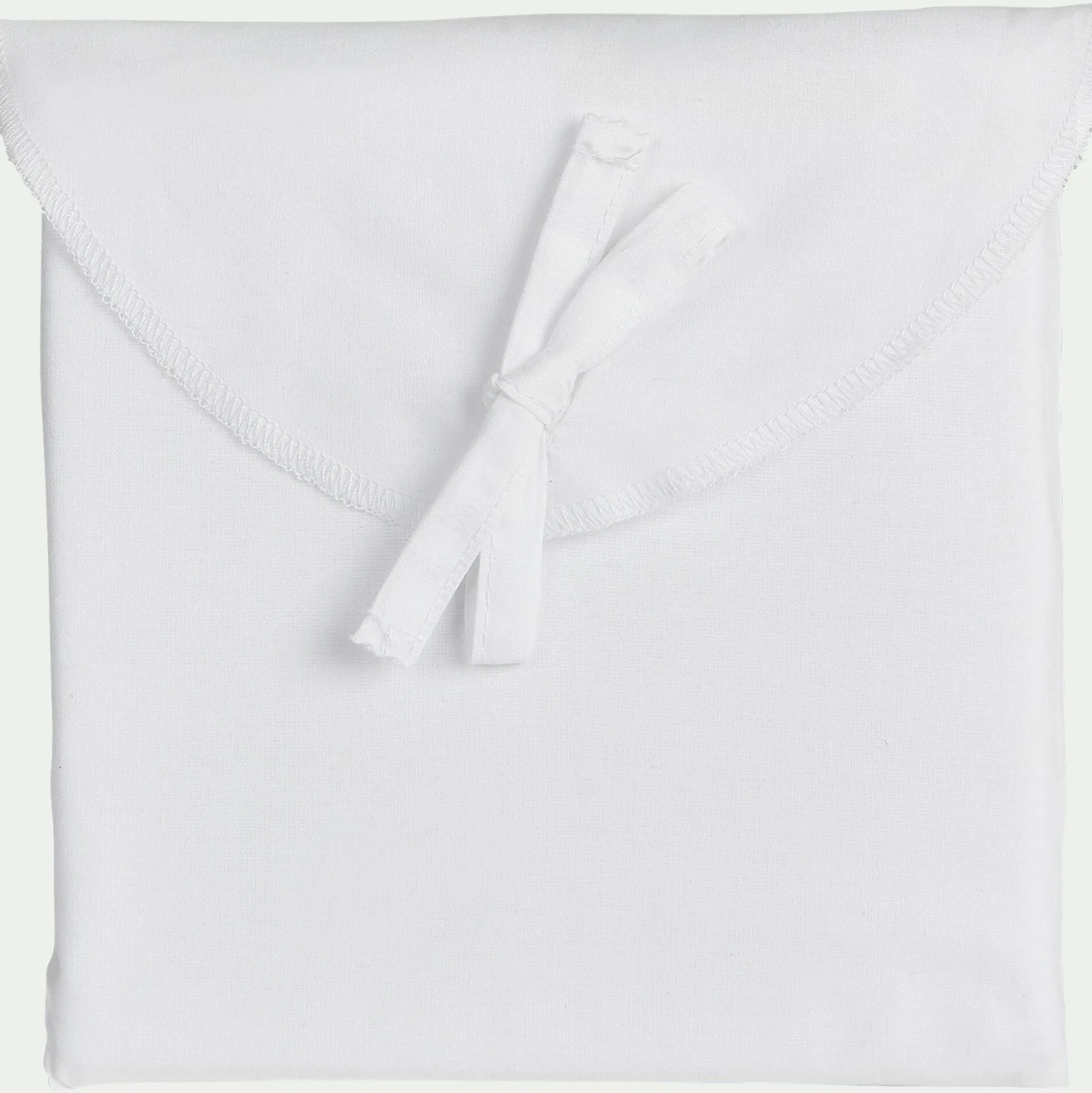 Taie d'oreiller enfant en coton 65x65cm - blanc