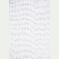 Tapis de bain antidérapant 50x80cm - blanc ventoux