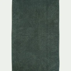 Tapis de bain antidérapant 50x80cm - vert cèdre