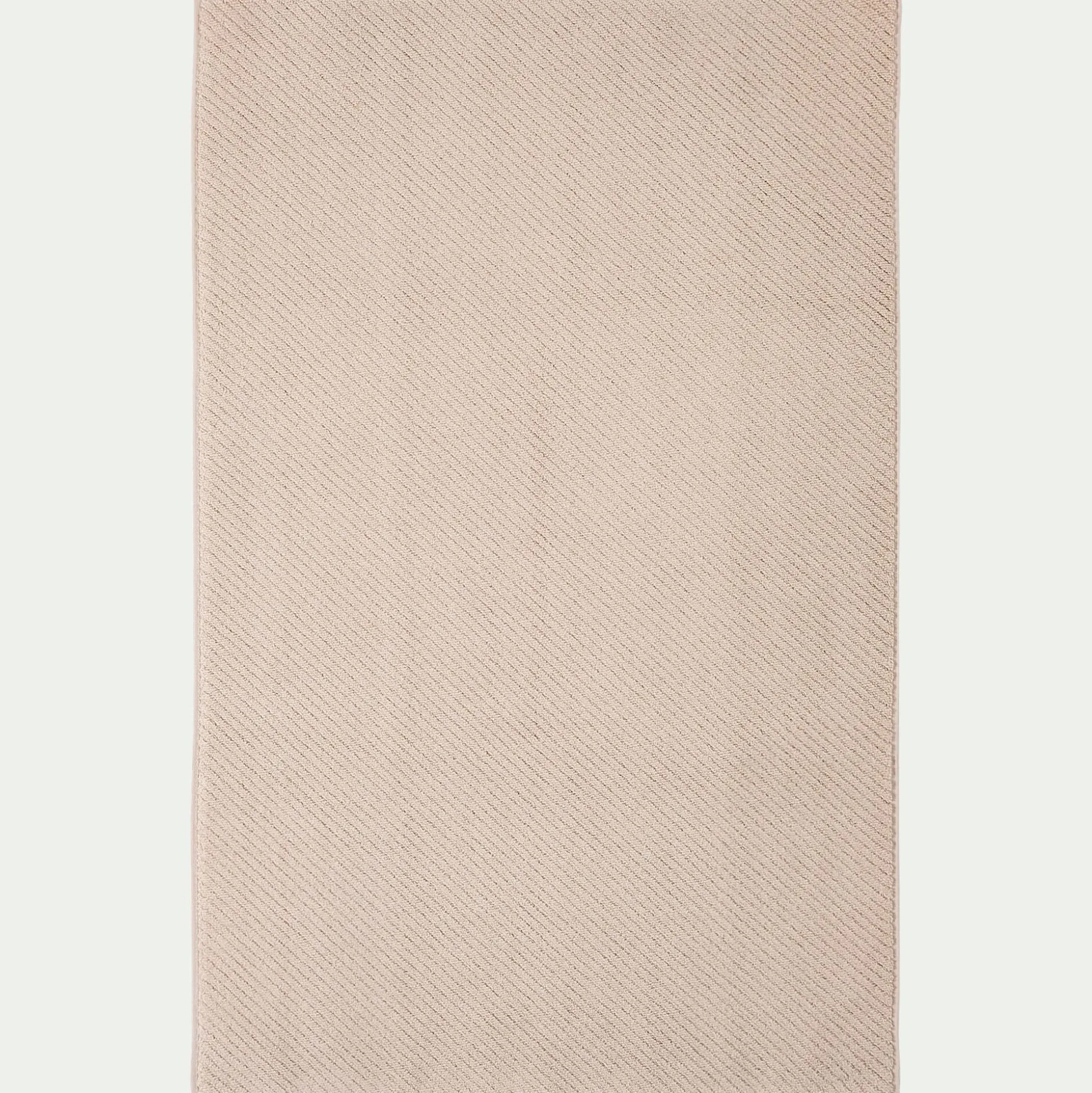 Tapis de bain en coton bio - beige alpilles 50x80cm