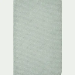Tapis de bain en coton bio 50x80cm - vert olivier