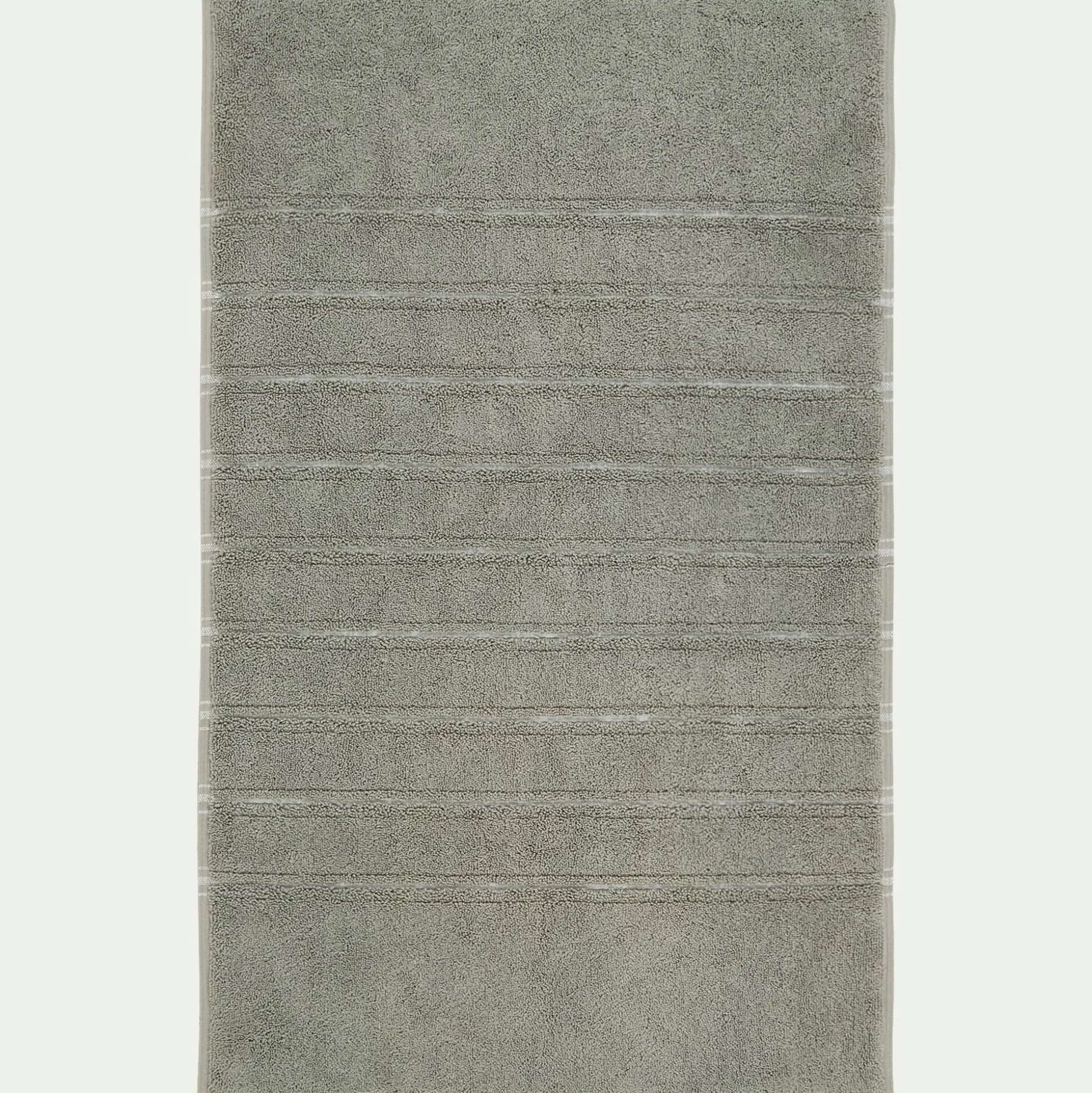 Tapis de bain en coton - vert olivier 50x80 cm