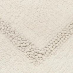Tapis de bain en coton 50x80cm - blanc ventoux