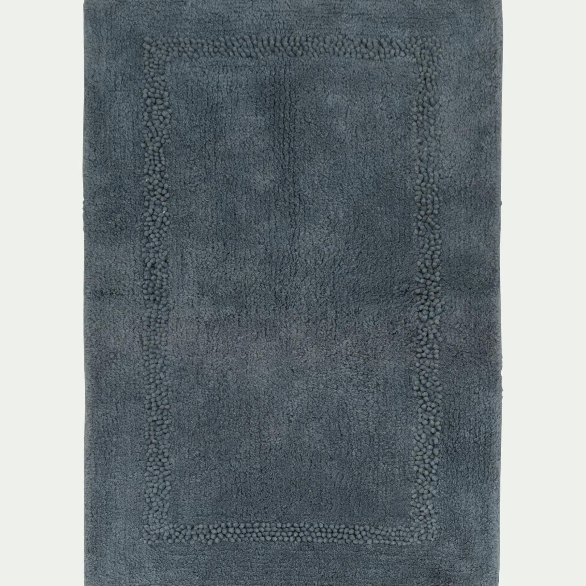 Tapis de bain en coton 50x80cm - bleu autan
