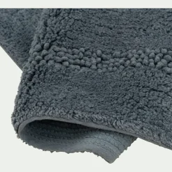 Tapis de bain en coton 50x80cm - bleu autan