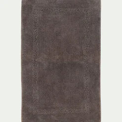 Tapis de bain en coton 50x80cm - gris restanque