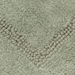 Tapis de bain en coton 50x80cm - vert olivier