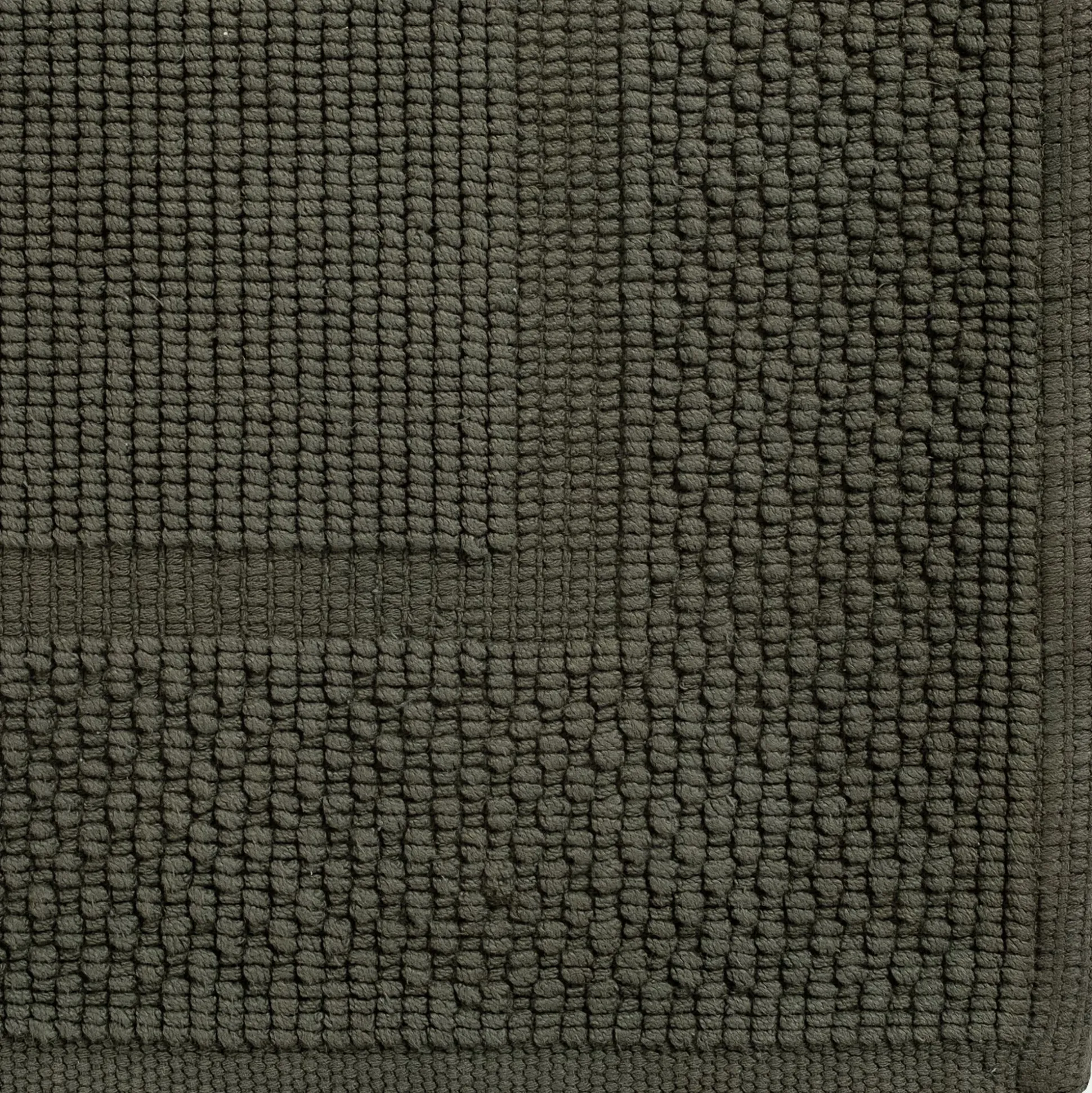 Tapis de bain jacquard en coton 50x80cm - vert cèdre