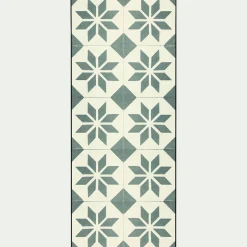 Tapis de cuisine carreaux de ciment en vinyle 50x120cm