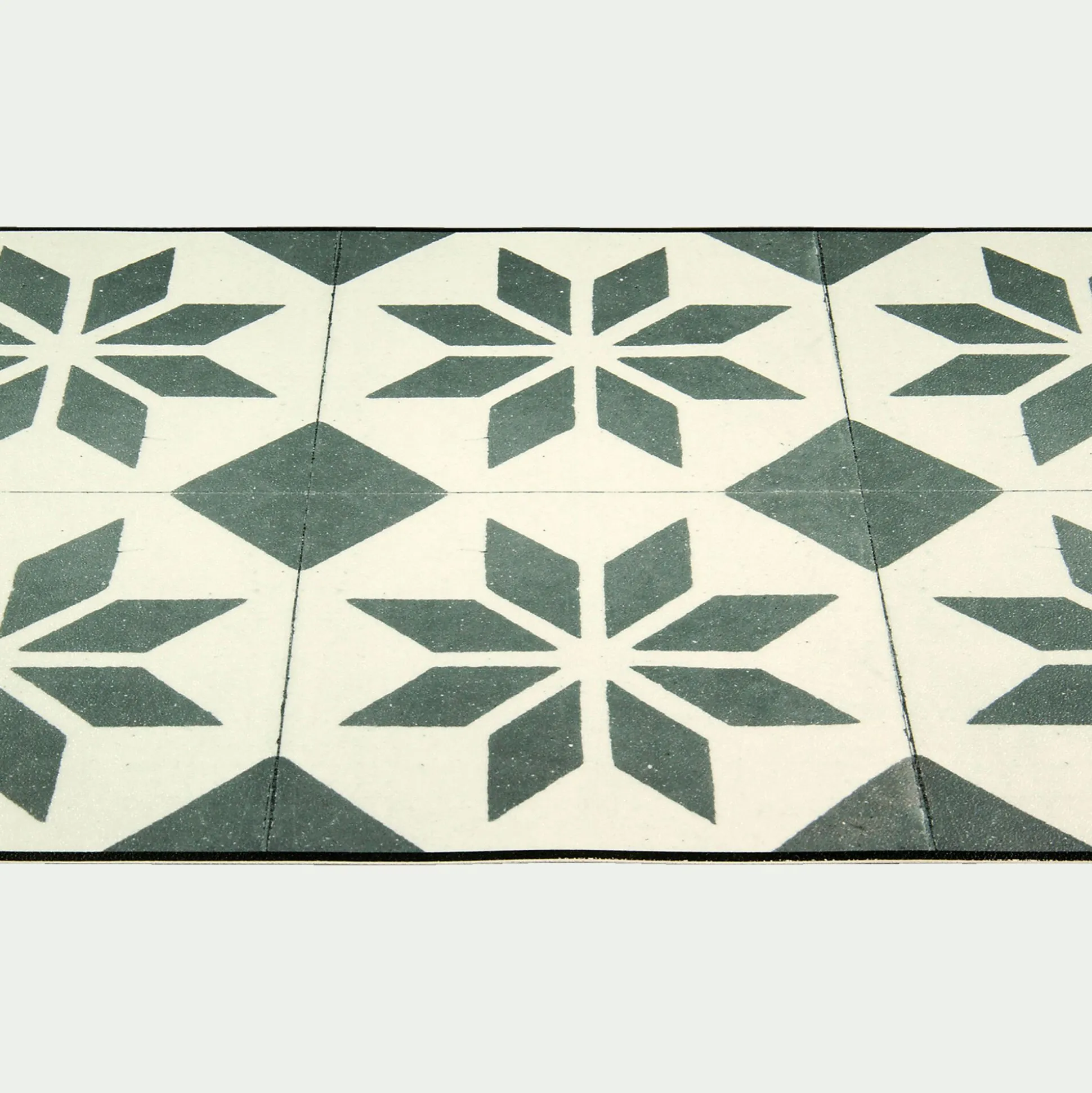 Tapis de cuisine carreaux de ciment en vinyle 50x120cm