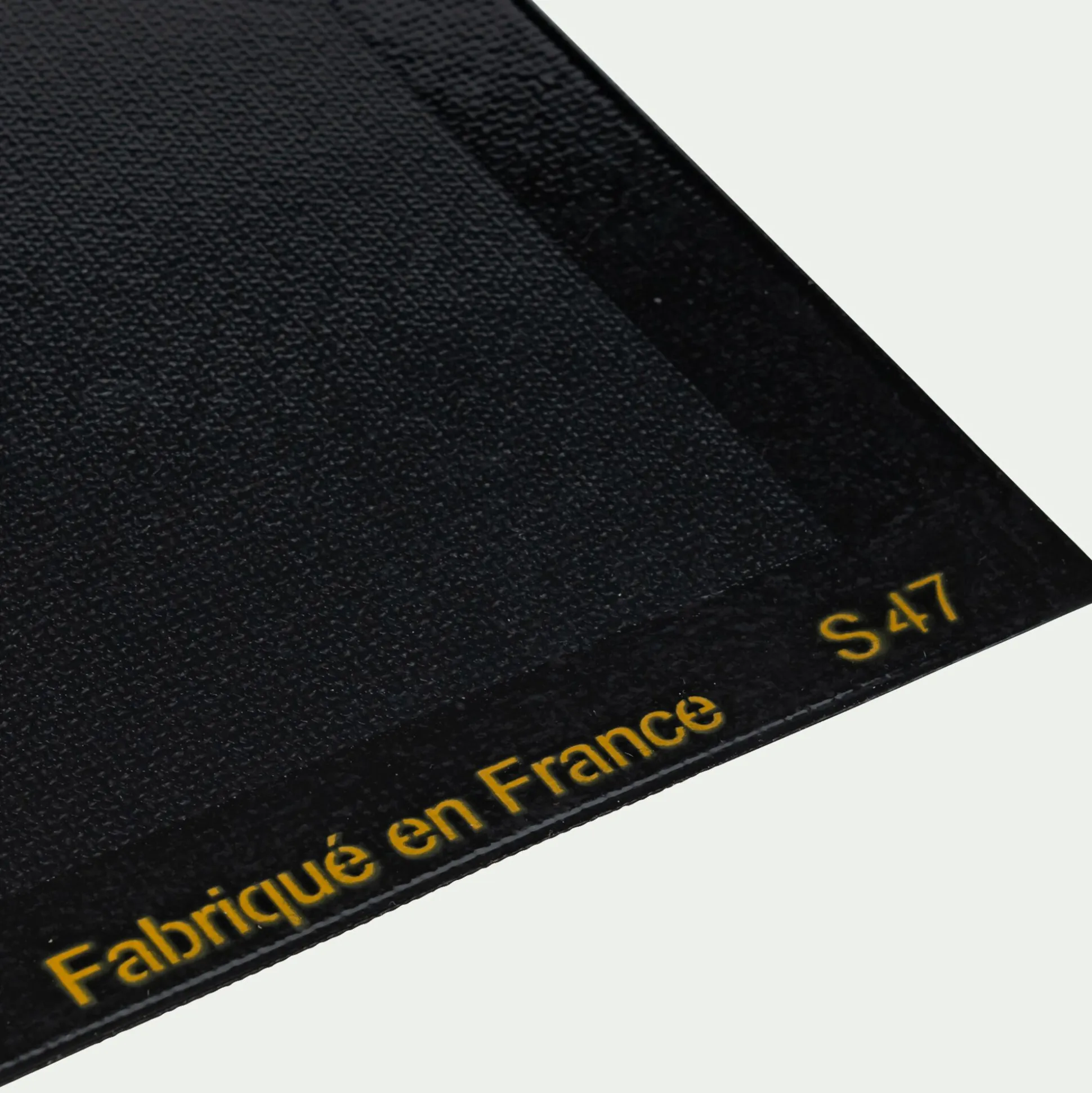 Tapis de cuisson multi-usages en fibre de verre et silicone 29,5x42cm - noir