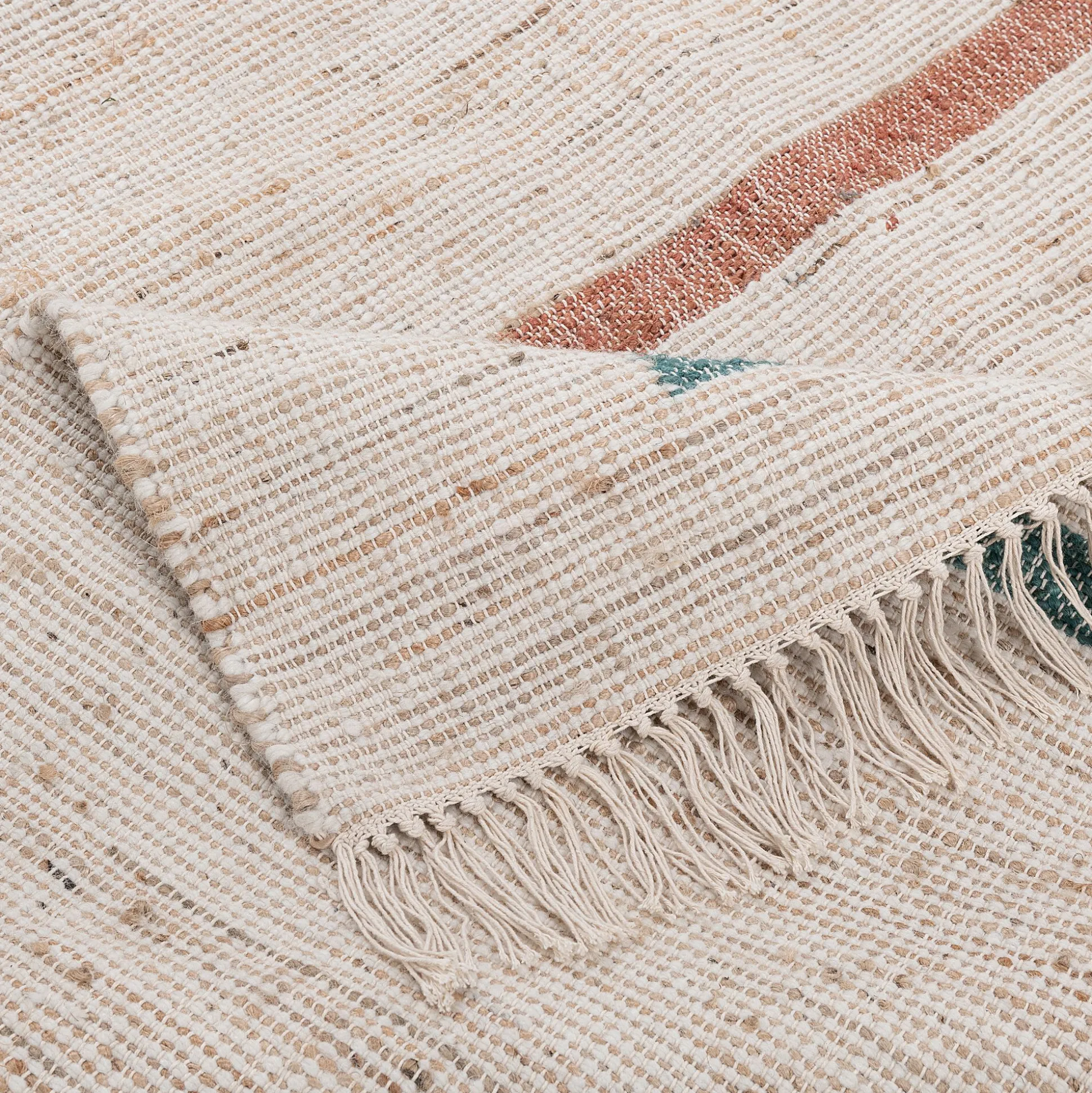 Tapis en jute et laine - multicolore 160x230cm