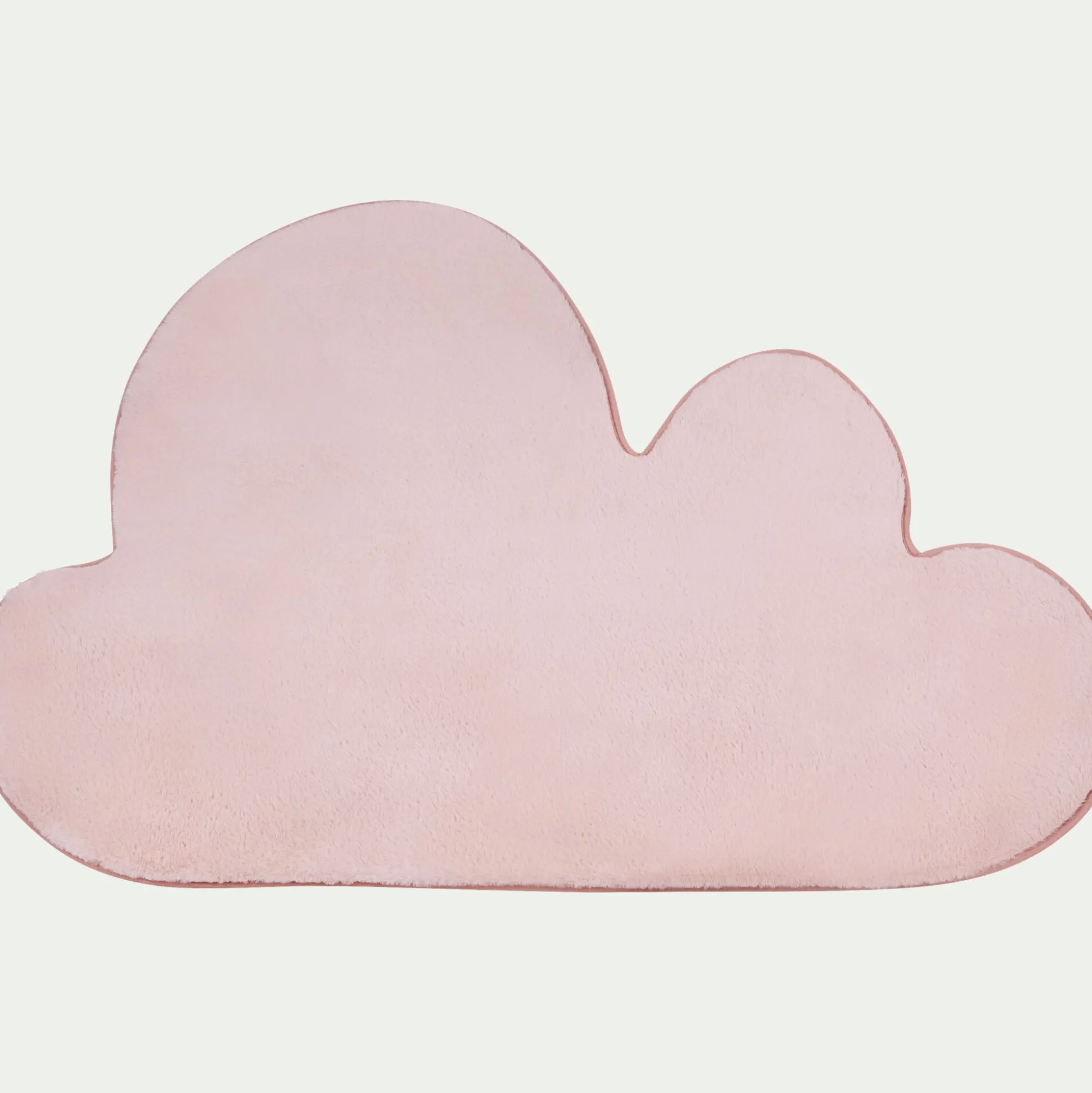 Tapis forme nuage rose