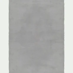 Tapis imitation fourrure - gris 120x160cm