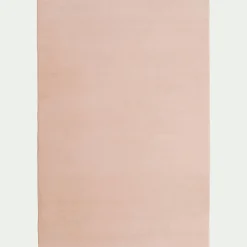 Tapis imitation fourrure - rose argile 150x200cm