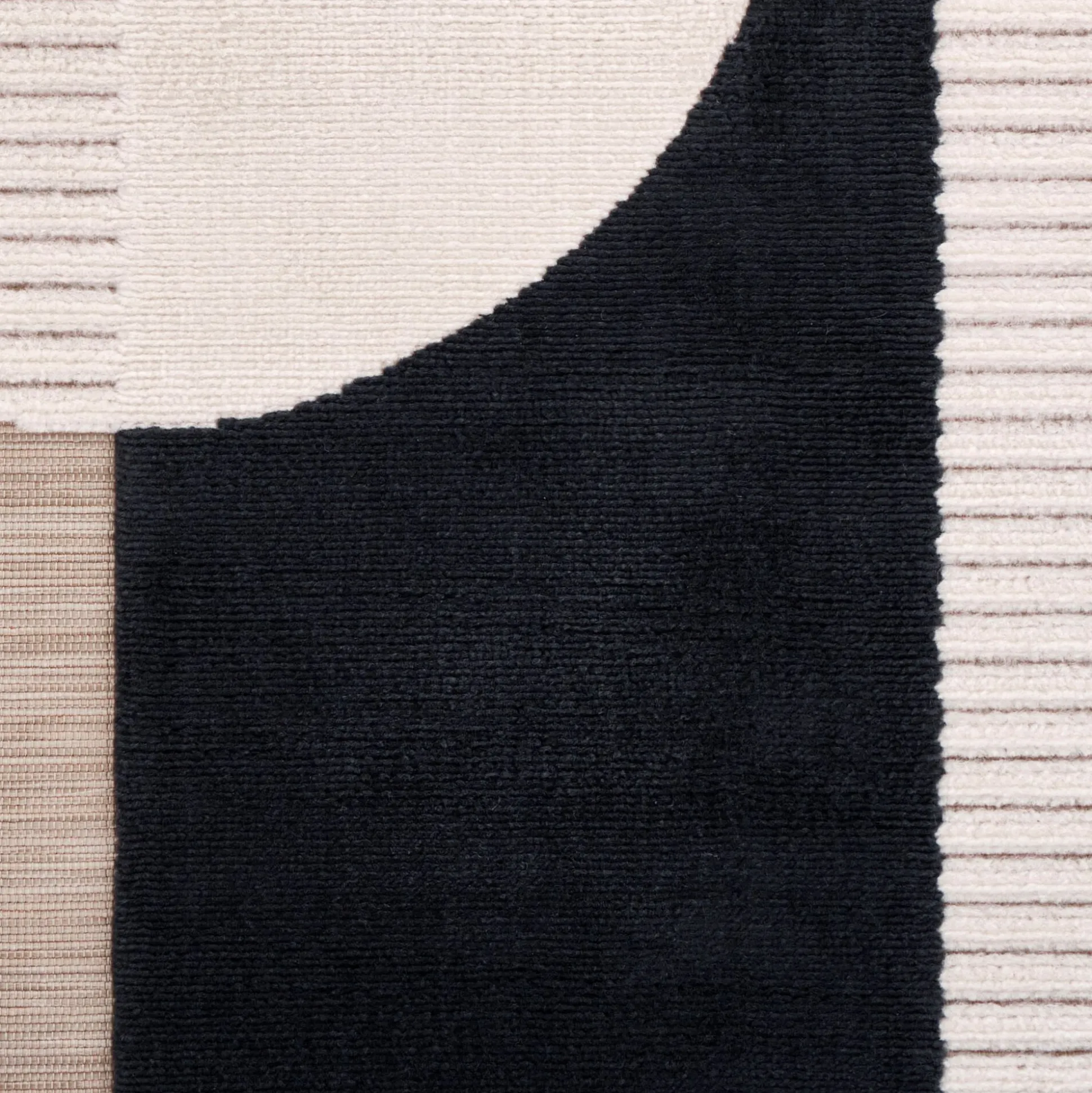 Tapis intérieur et extérieur à motifs géométriques - beige 120x170cm