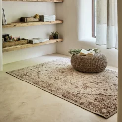 Tapis à motif oriental 120x170cm - marron