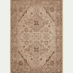 Tapis à motif oriental 120x170cm - marron