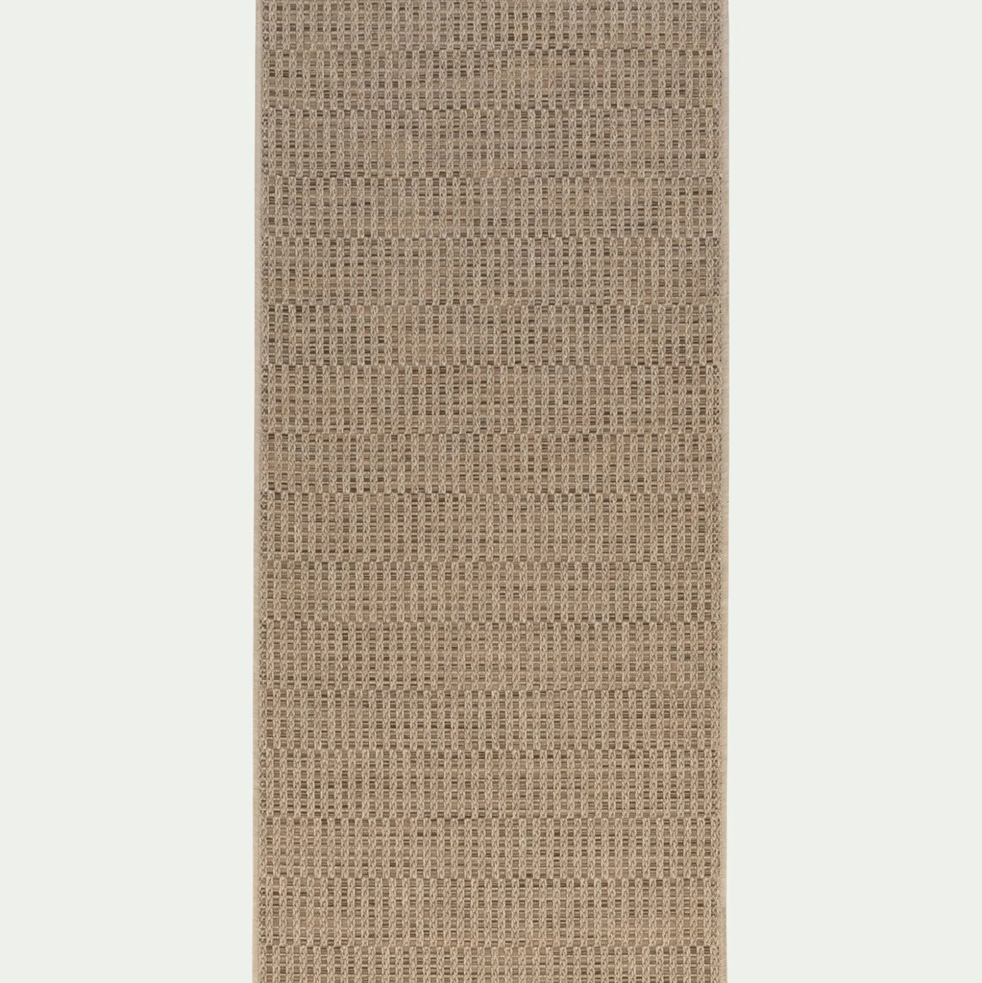 Tapis pour intérieur et extérieur - beige 140x67cm