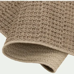 Tapis pour intérieur et extérieur - beige 140x67cm