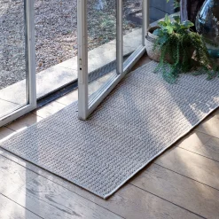 Tapis pour intérieur et extérieur - beige 140x67cm
