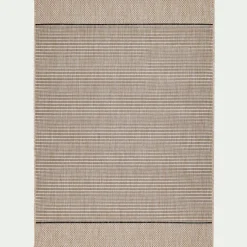Tapis tissé intérieur extérieur 160x230cm - beige