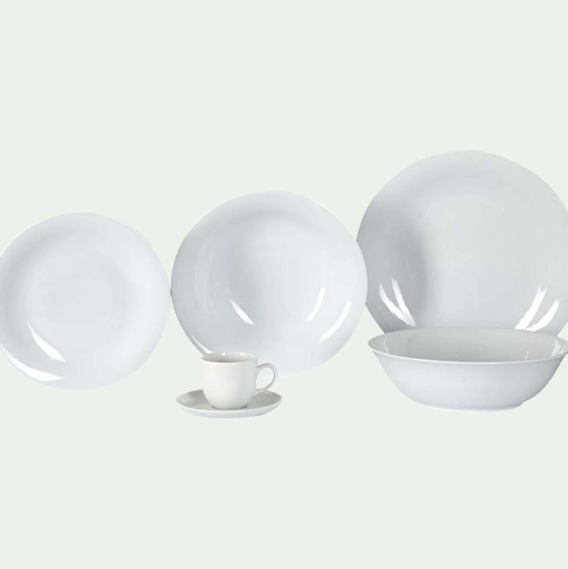 Tasse avec sous-tasse en porcelaine qualité hôtelière blanc 12cl