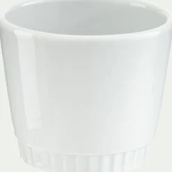 Tasse en porcelaine 18cl - blanc