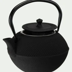 Théière en fonte - noir 1,20L
