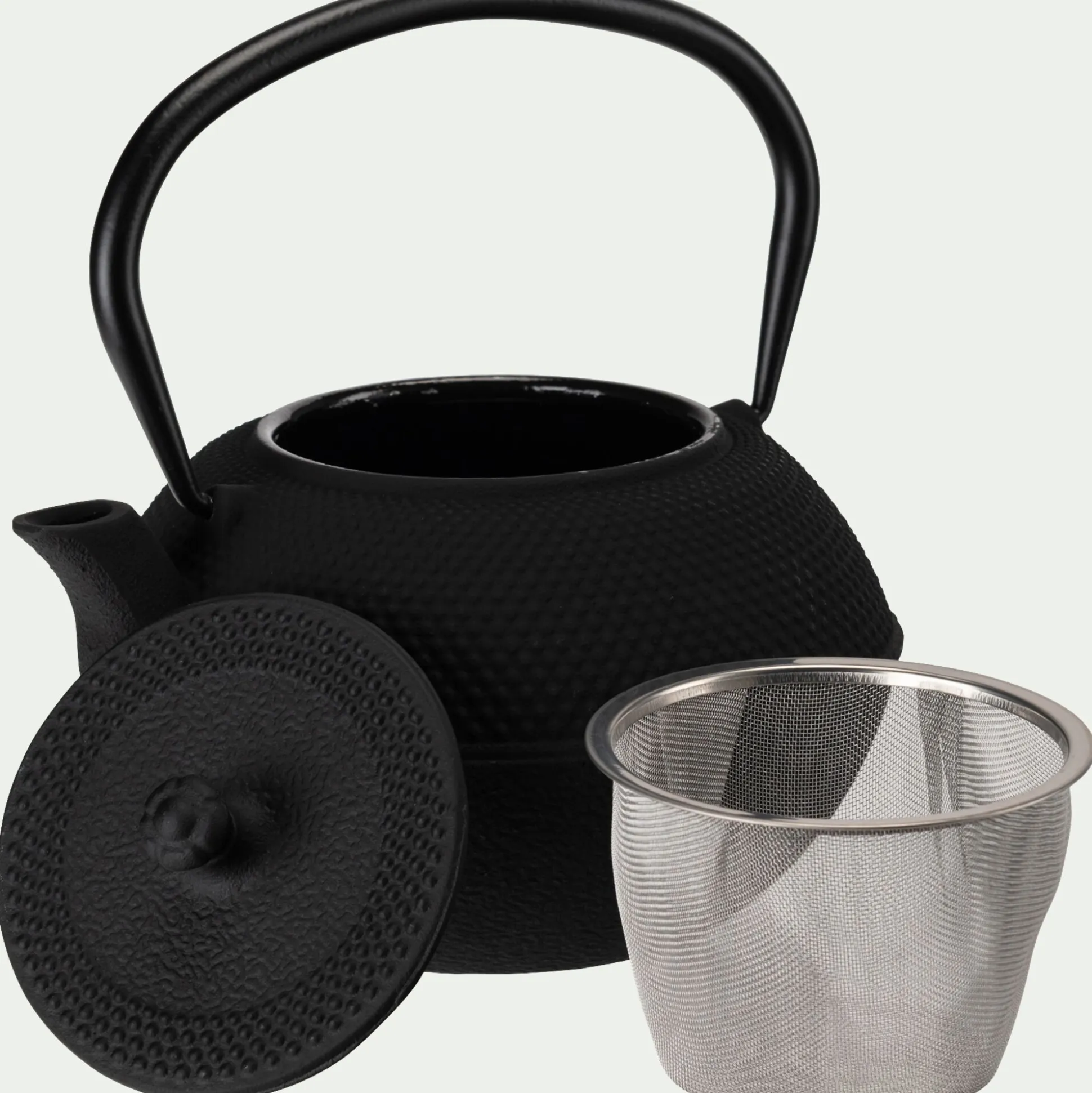 Théière en fonte - noir 1,20L