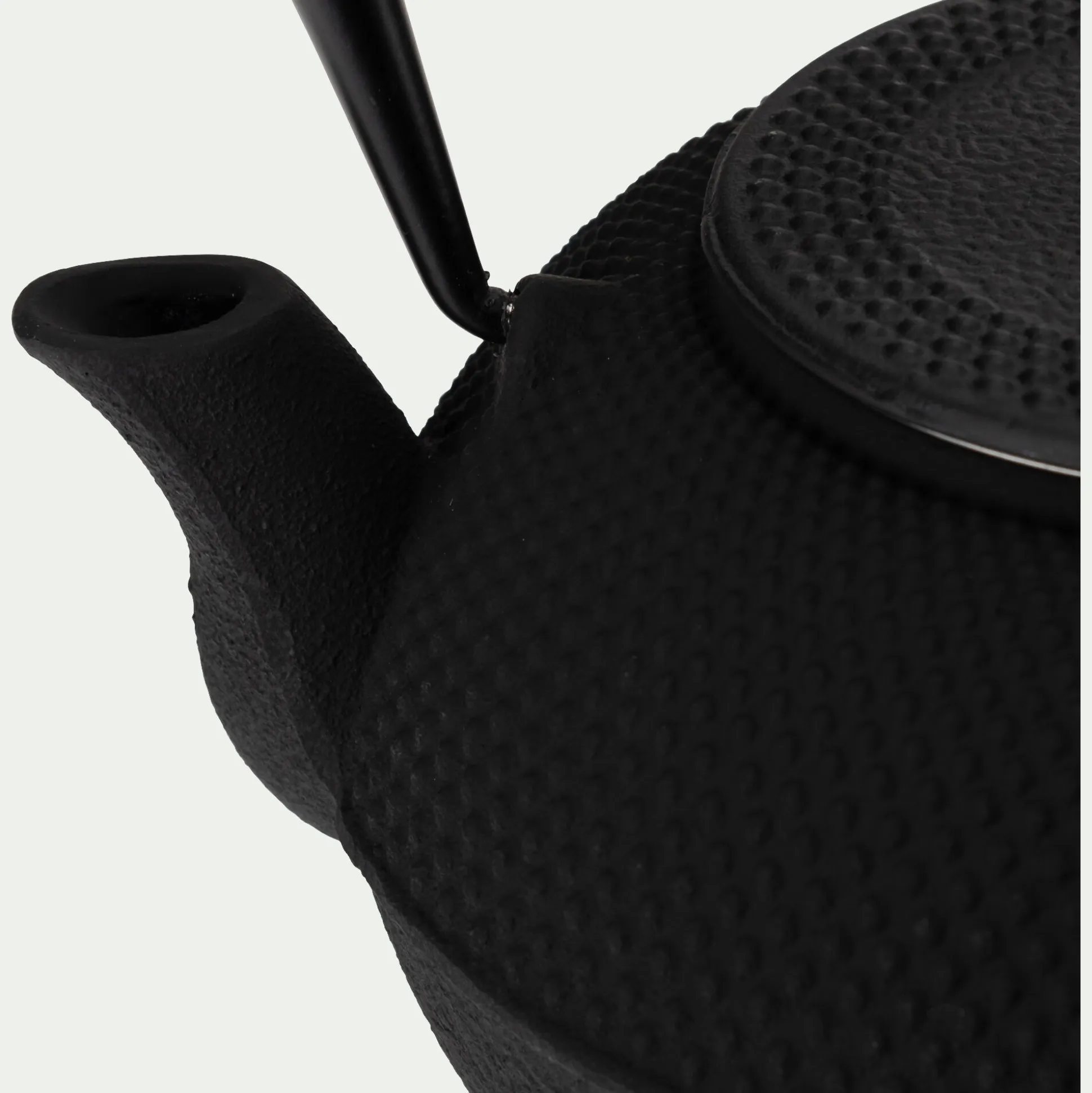 Théière en fonte - noir 1,20L