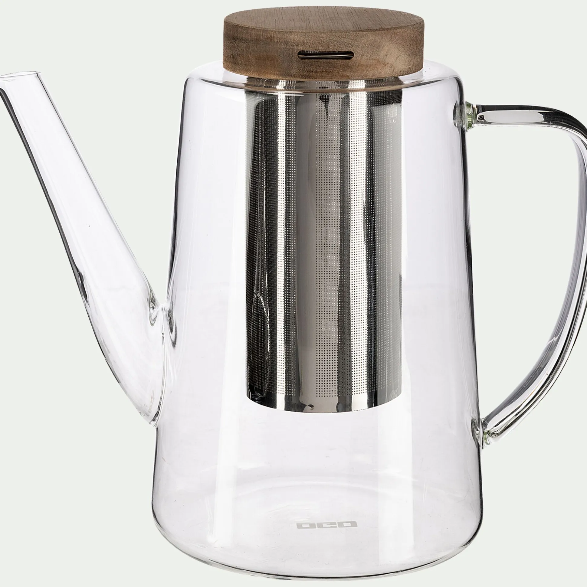 Théière infuseur en verre 1,2L - transparent