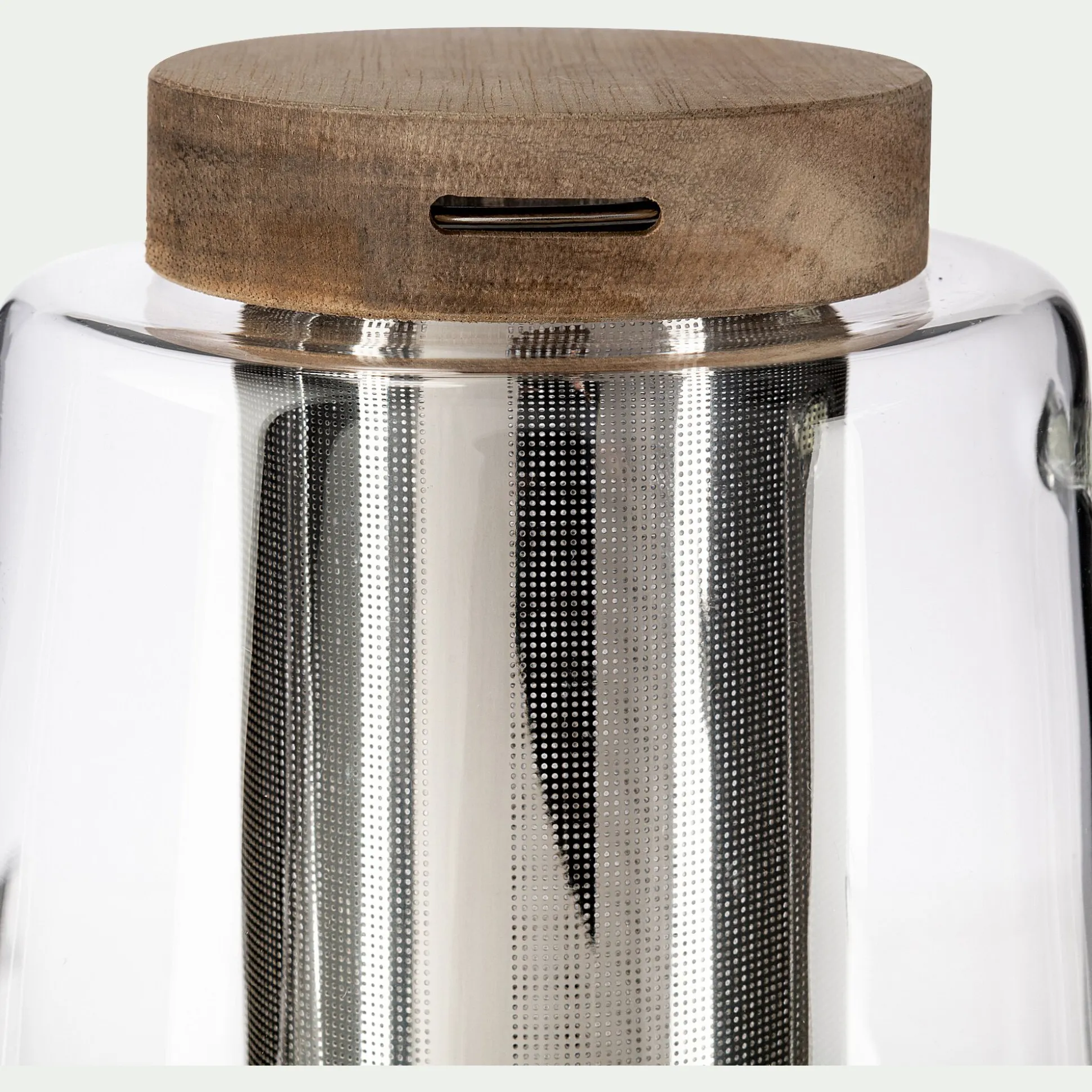 Théière infuseur en verre 1,2L - transparent