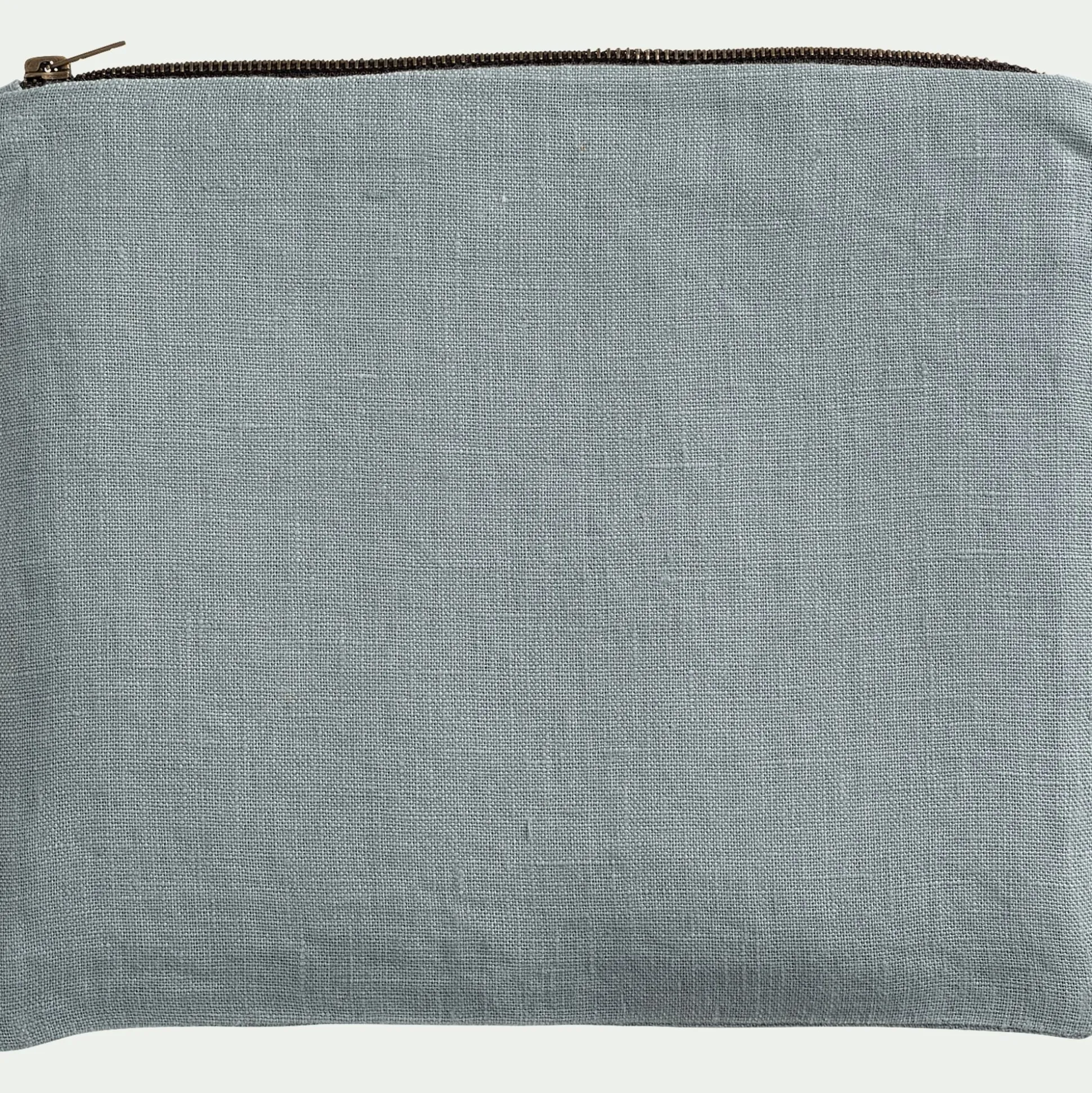 Trousse de toilette en lin - bleu calaluna