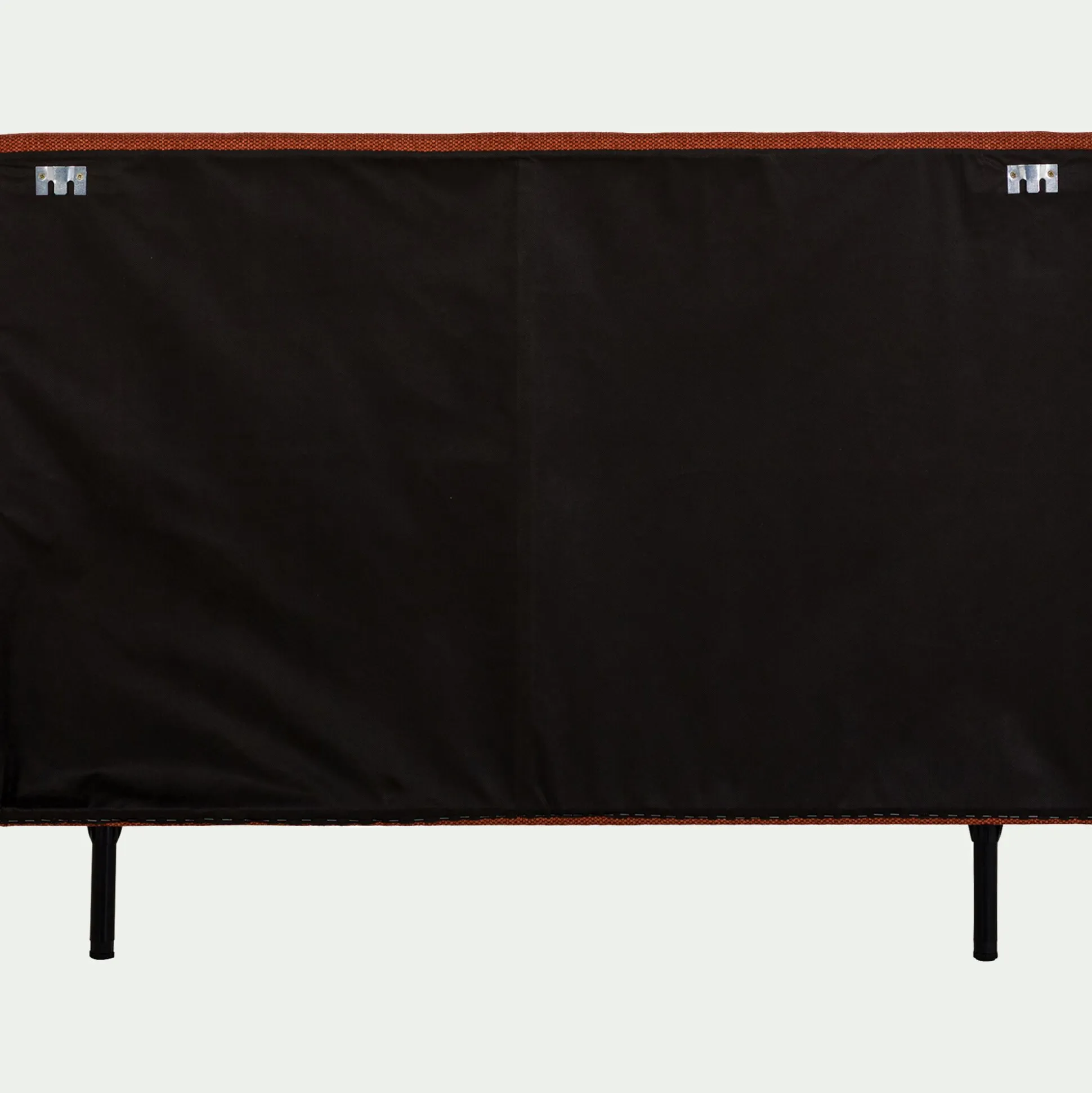 Tête de lit capitonnée en tissu L182cm - terracotta
