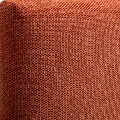 Tête de lit capitonnée en tissu L182cm - terracotta