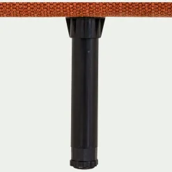 Tête de lit capitonnée en tissu L182cm - terracotta