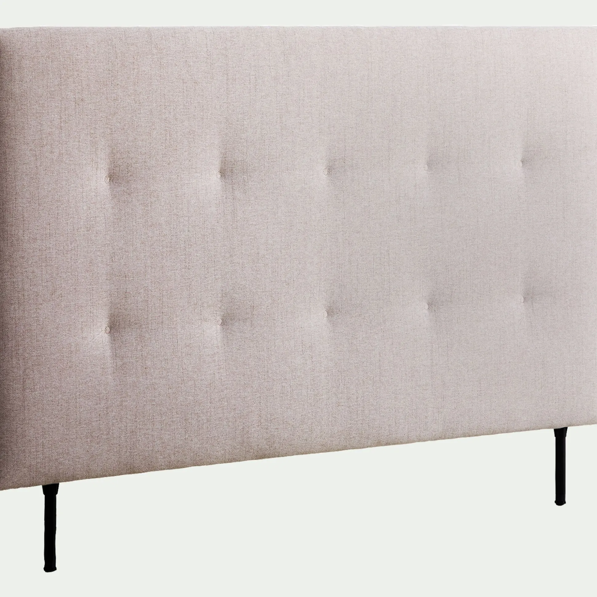 Tête de lit capitonnée en tissu L162cm - beige